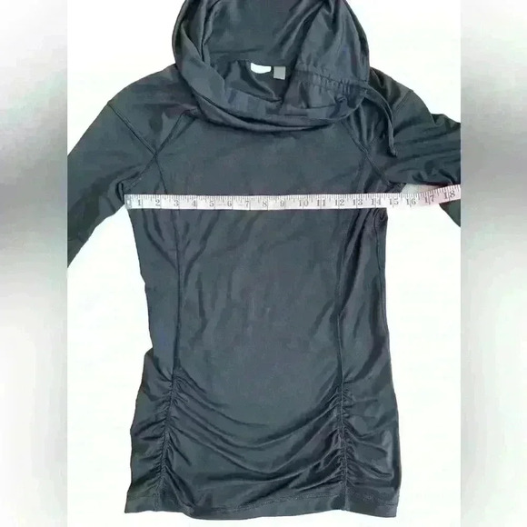 Zella Women’s Cowl Neck Ruched Athletic Top Black Size XS - Picture 7 of 9